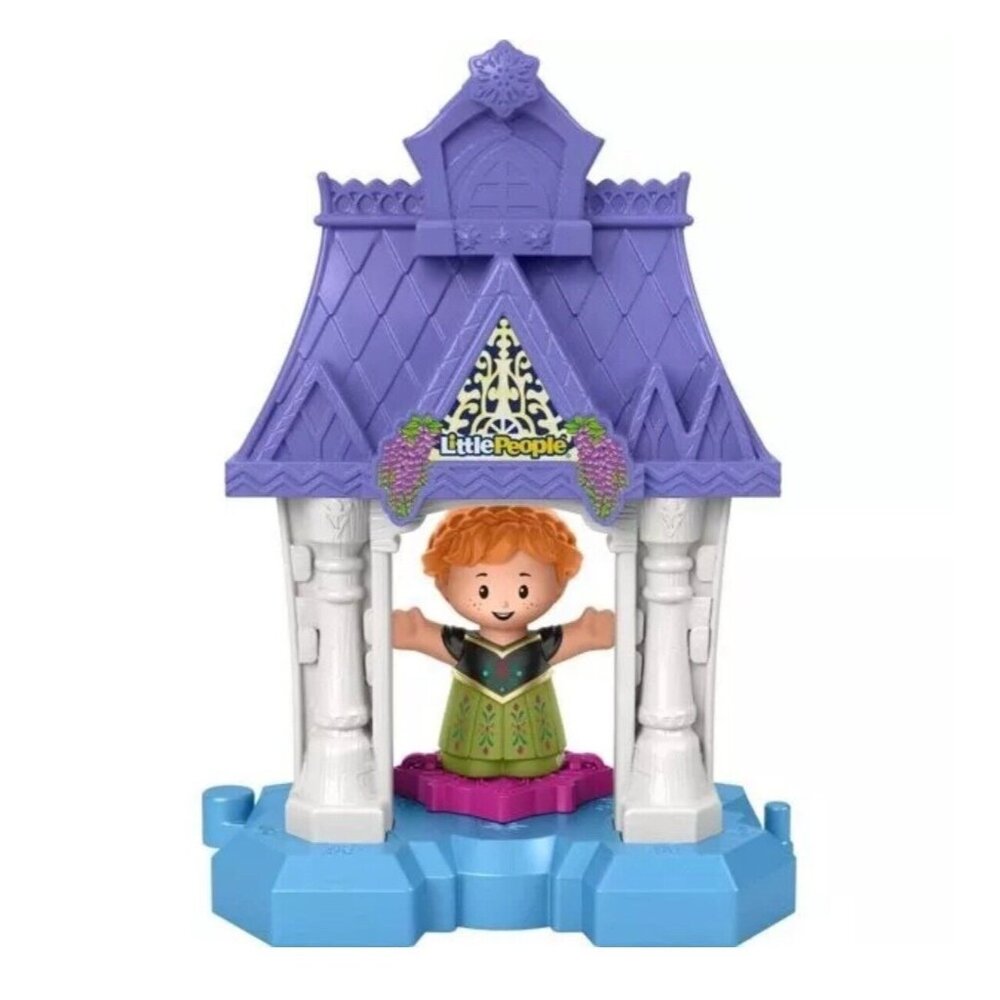 Fisher Price Little People Disney Frozen Anna in Arendelle Portable Playset - Picture 2 of 14